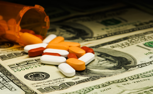 Pills on money